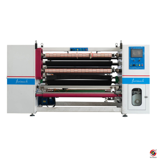 BSP-S BOPP Tape Slitting Machine with Auto Tabbing Device, Low-Noise Roller System