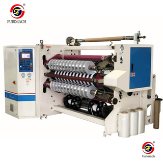 FR-218BF Double-shaft Slitting Rewinding Machine for Aluminum Foil Tape With Liner (FURIMACH)